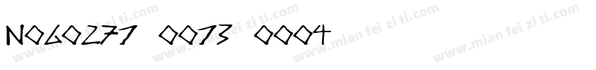 N060271 0013 0004字体转换